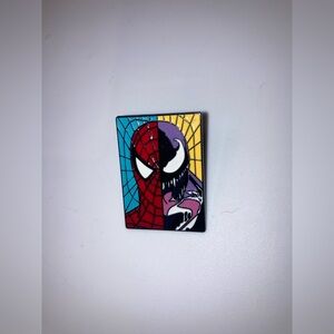 Spider-Man and Venom Enamel Pin